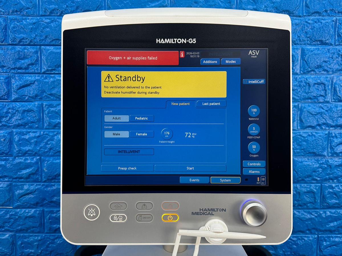 Used Hamilton G5 Ventilator  Hours: 48476 YOM: 2015 