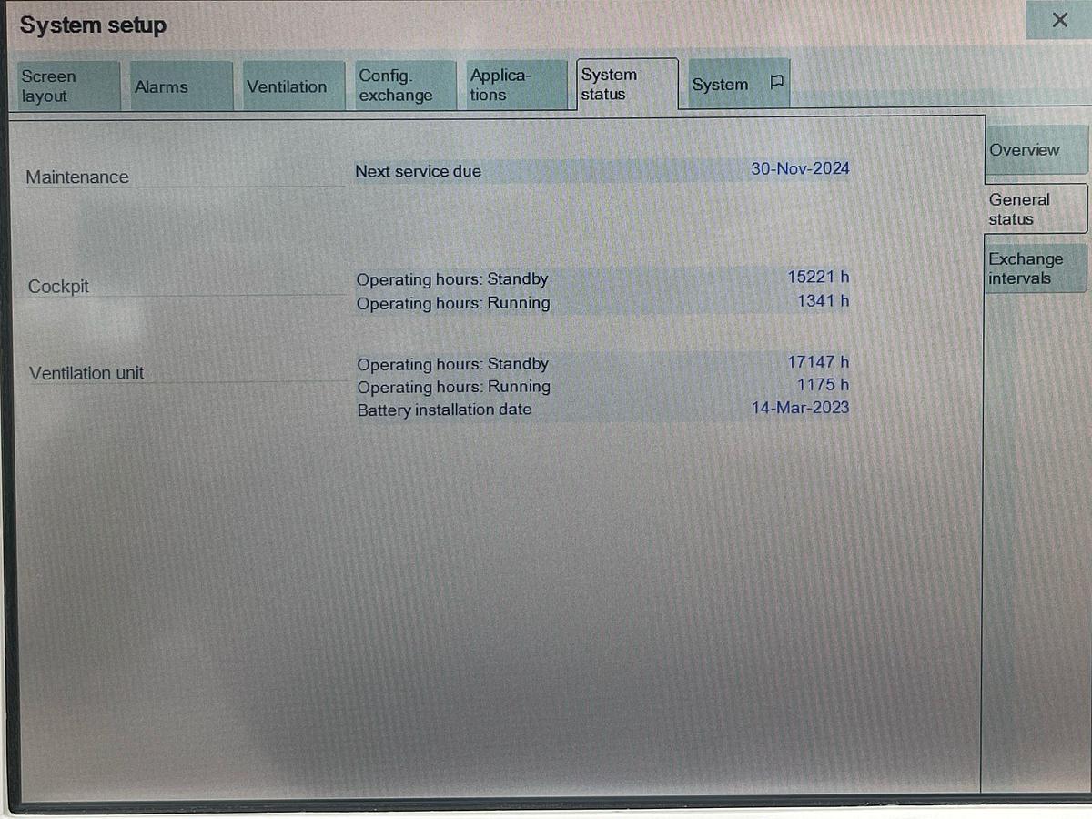 Used Drager Babylog VN500 YOM: 2016