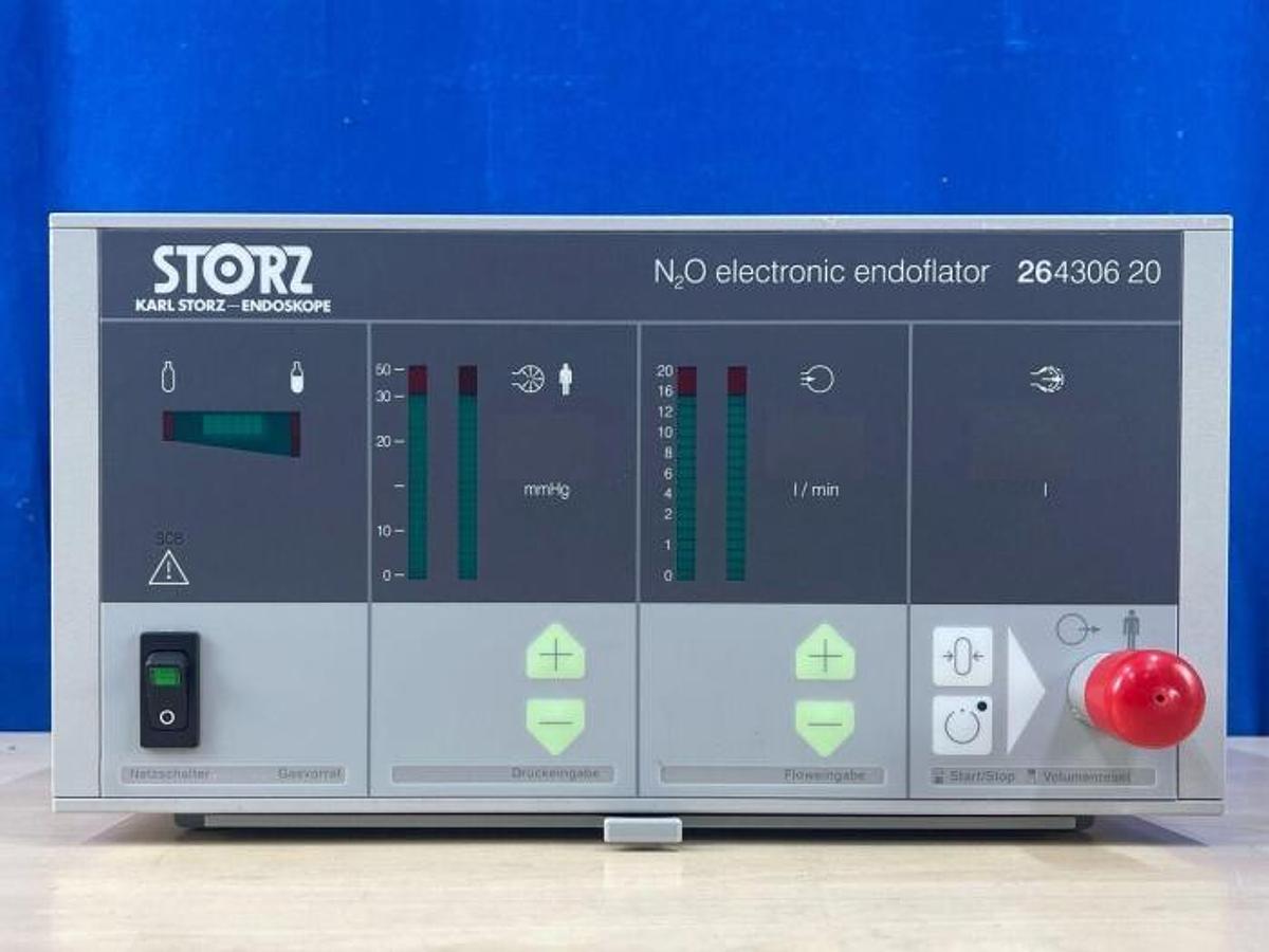 Used - KARL STORZ n2o electronic endoflator 264306 20