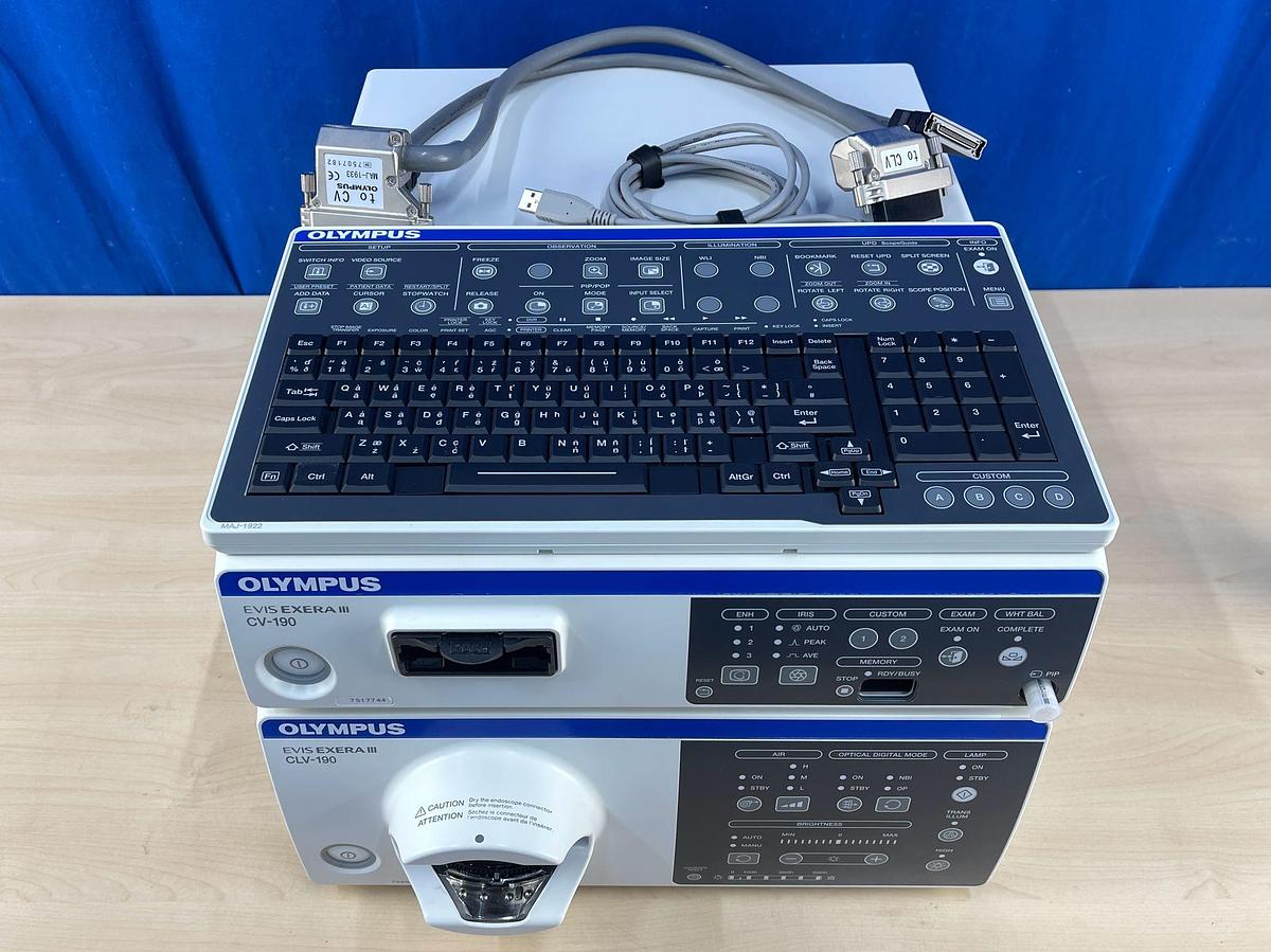 Used Olympus System Evis Exera III, Model: CV-190