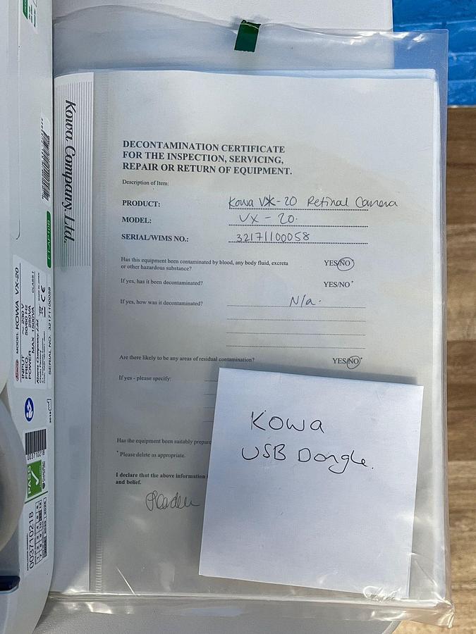 Used Kowa VX-ZO Model: K9L-MU56B2 YOM: 2019