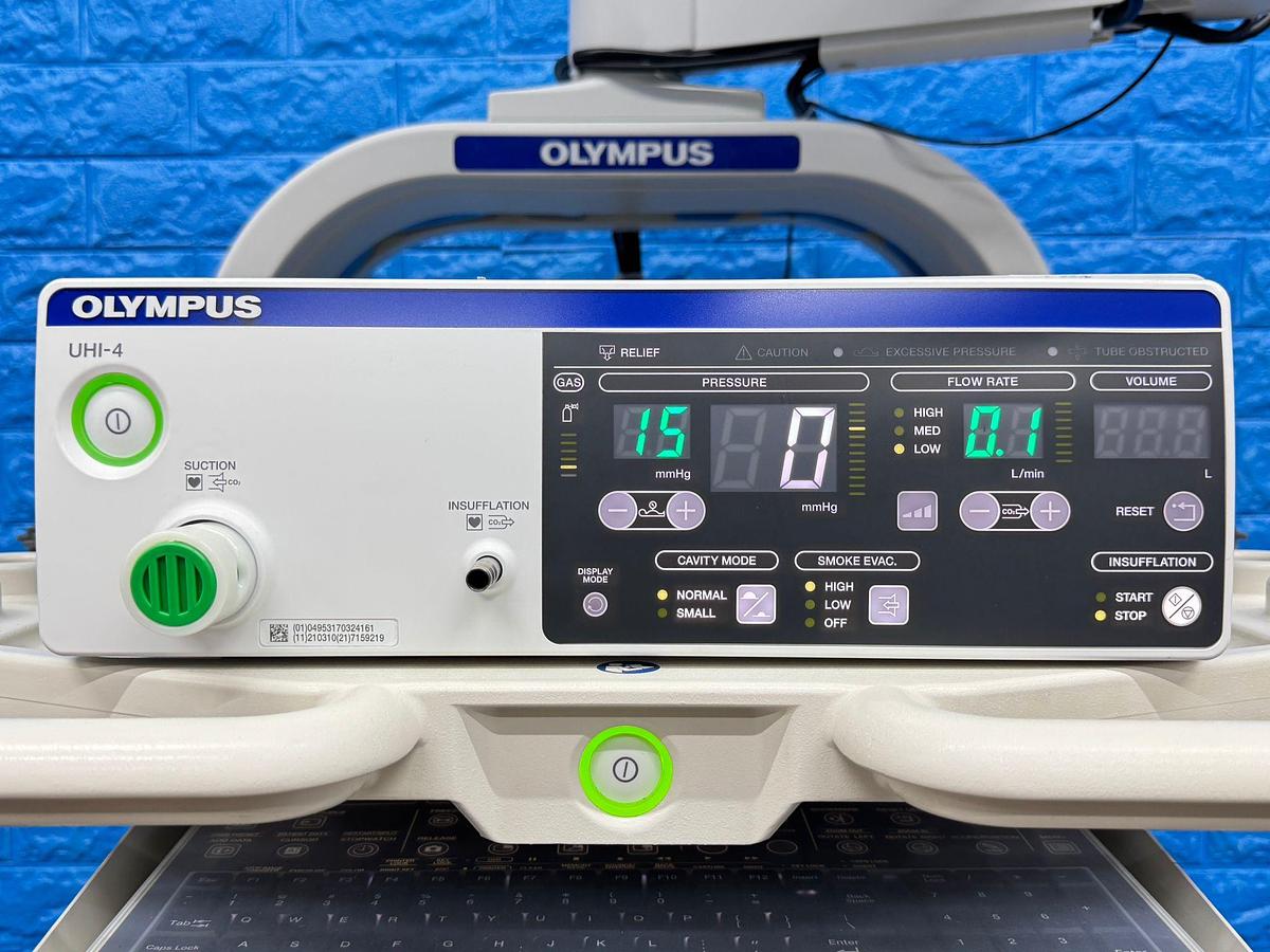 Used Olympus OTV-S190 Tower Processor OTV-S190  SN: 7354579 Light Source CLV-S190 SN: 7304202 Olympus OEV261H Monitor  YOM: 2013 SN: 7354100 Olympus UHI-4  YOM: 2021 SN: 7159219 Olympus IMH-20 SN: 7331770 Olympus Camera Head CH-S190-XZ-E SN: 7506197 Olympus MAJ-1921 Keyboard  Sony Digital Colour Printer