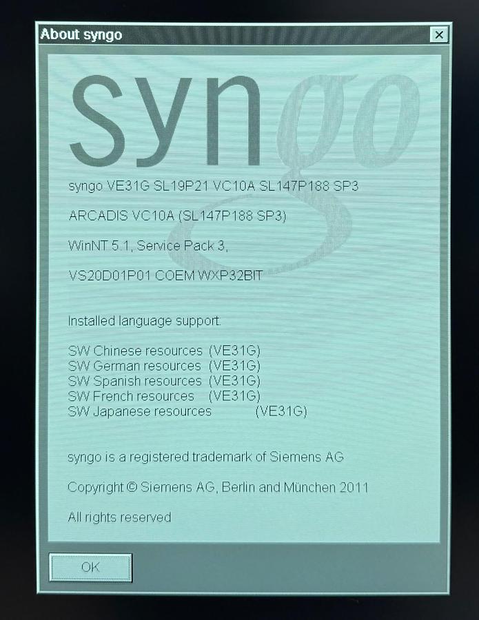 Used Siemens Arcadis Varic YOM: 2015 Option: Ortho/Trauma General Cardiac Urology