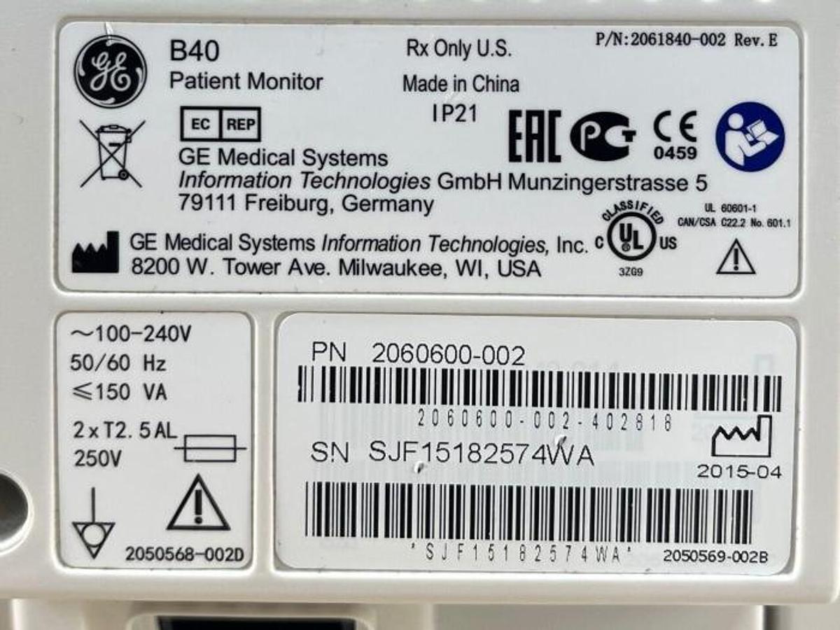 Used 2015 - GE B40