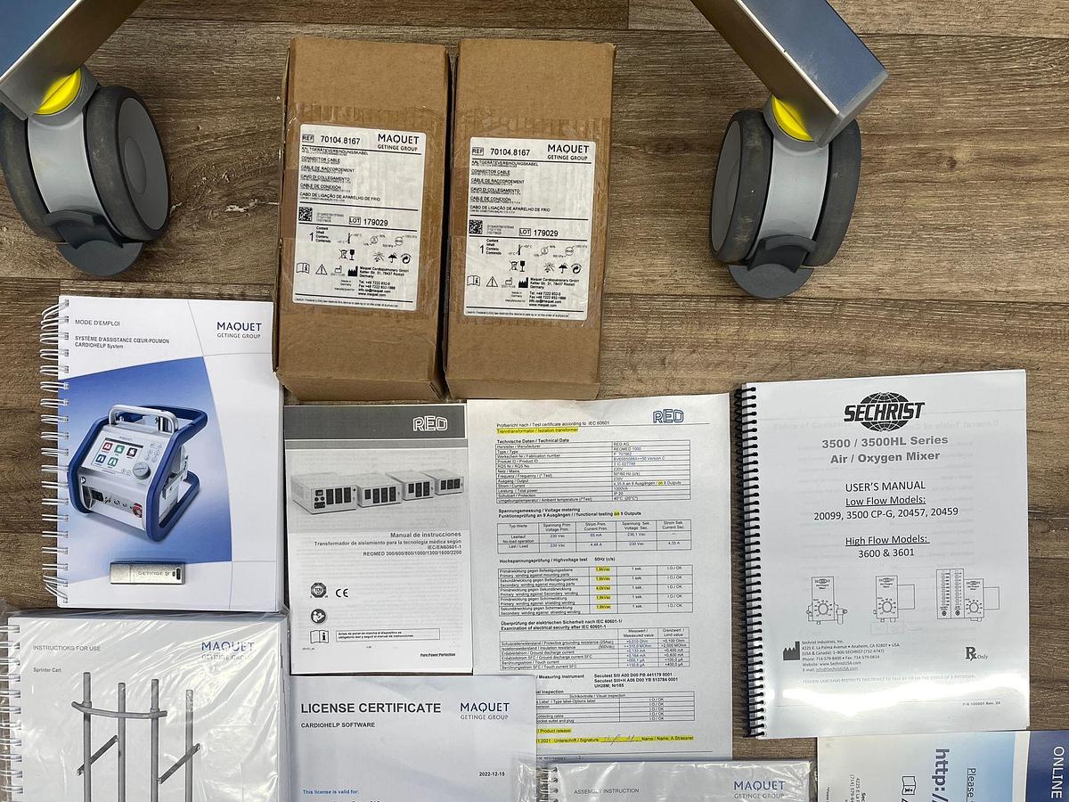 Used Maquet Cardiohelp Pump with Hico Variotherm 550 YOM: 2022 