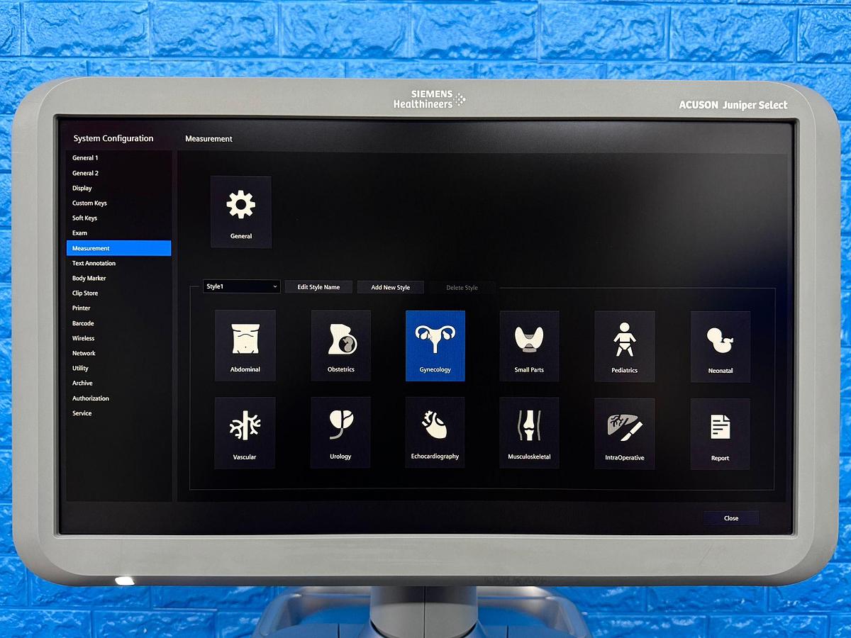 Used Siemens Healthineers Acuson Juniper Ultrasound YOM: 2018 Probe 10V4 YOM: 2018 16L4 YOM: 2019 18H5 YOM: 2018