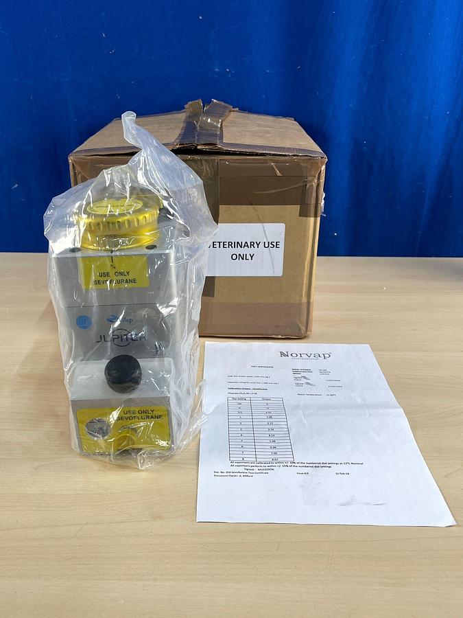 Used Jupiter Sevoflurane Vaporizer