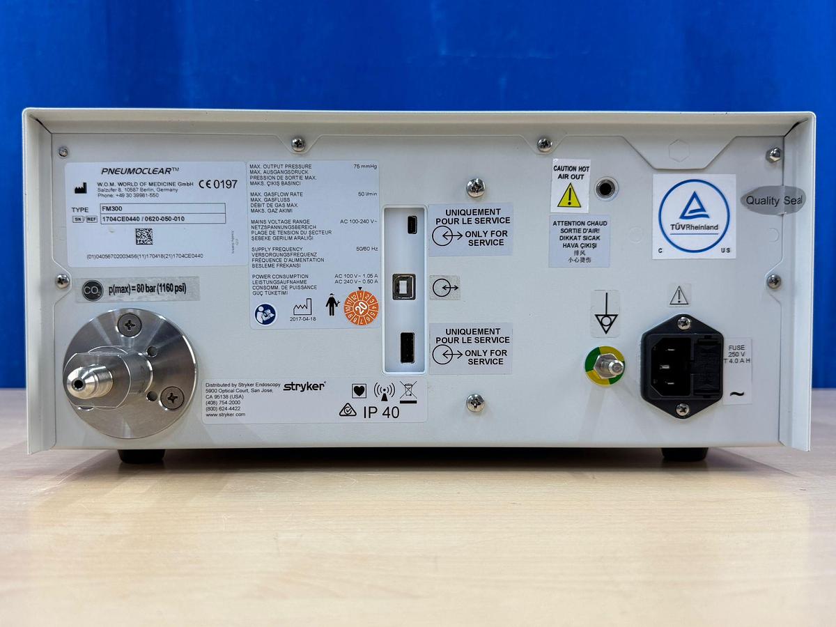 Used Stryker Pneumo Clear Plus CO2 Conditioning Insufflator YOM: 2017 