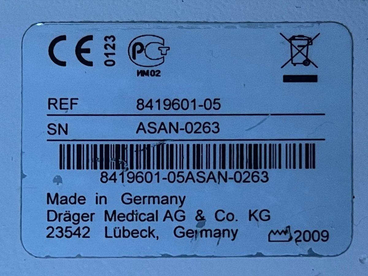 Used DRAEGER 9X Dräger Evita XL Ventilator