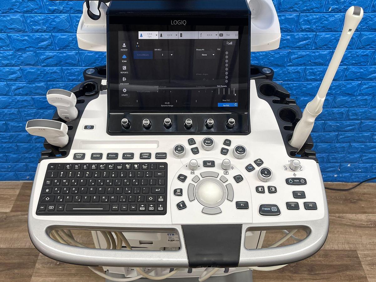Used GE Logiq E10 Ultrasound YOM: 2019 Probes C1-6-D YOM: 2019 C2-9-D YOM: 2019 IC5-9-D YOM: 2024