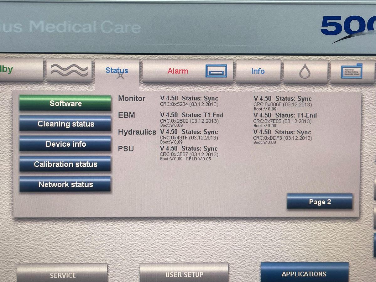 Used Fresenius 5008S YOM: 2012