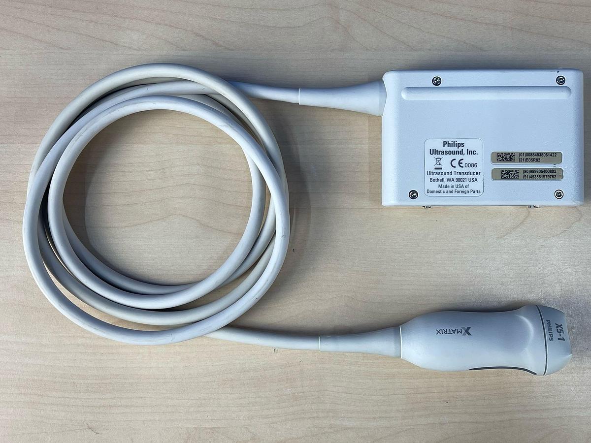 Used PHILIPS X5-1 Xmatrix Cardiac Probe Cardiac Ultrasound