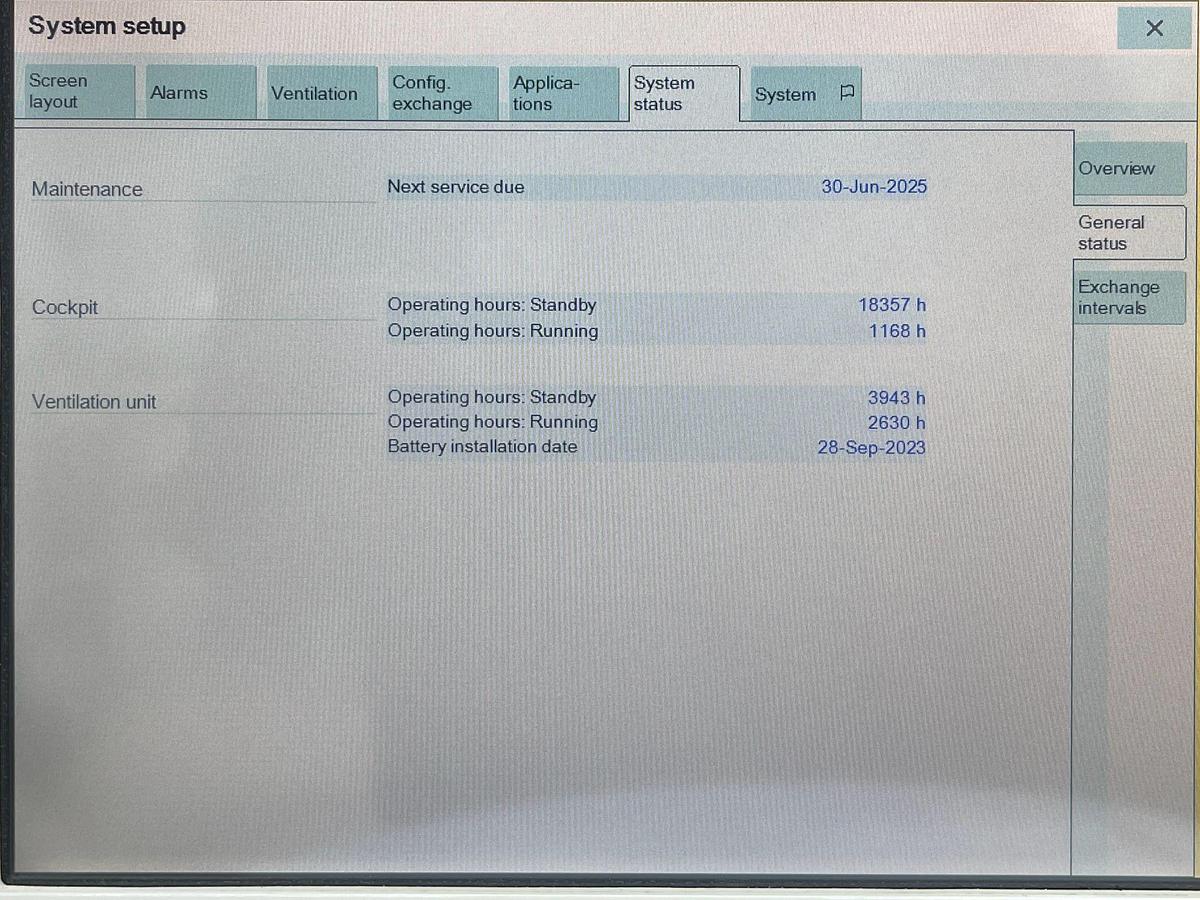 Used Drager Babylog VN500 YOM: 2016