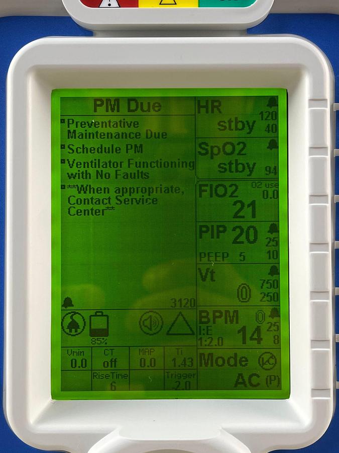 Used Zoll 731 Series Ventilator YOM: 2019 -4 pieces