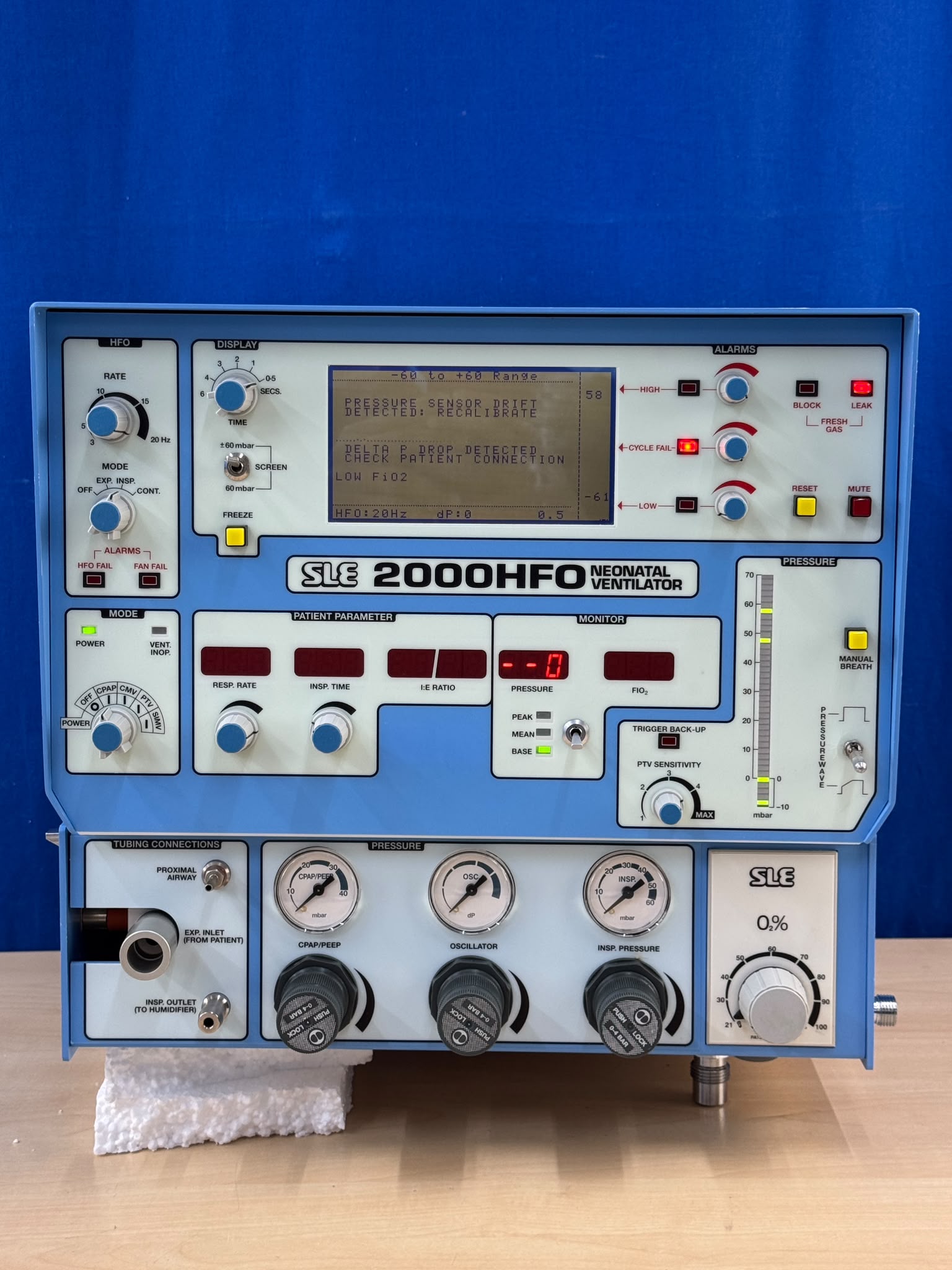 Used SLE 2000 HFO Neonatal Ventilator YOM: 2010