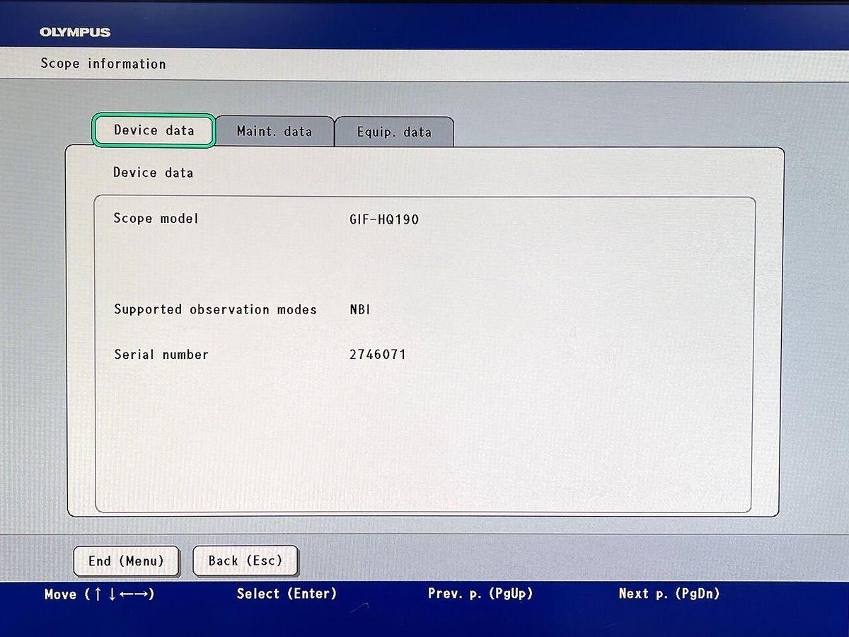 Used OLYMPUS CV-190/CLV-190 Tower Endoscope