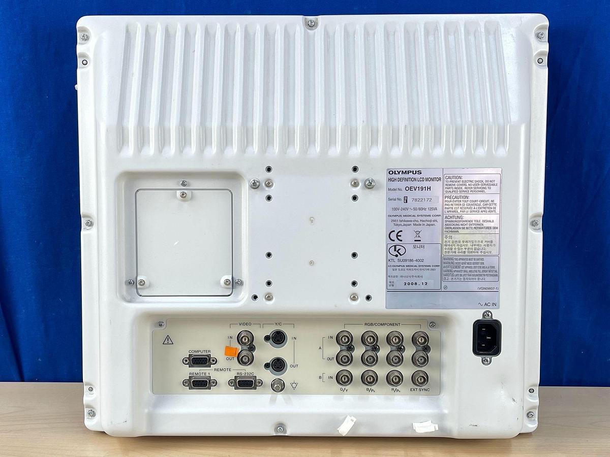 Used Olympus OEV191H High Definition 19 Inch Monitor  YOM: 2008