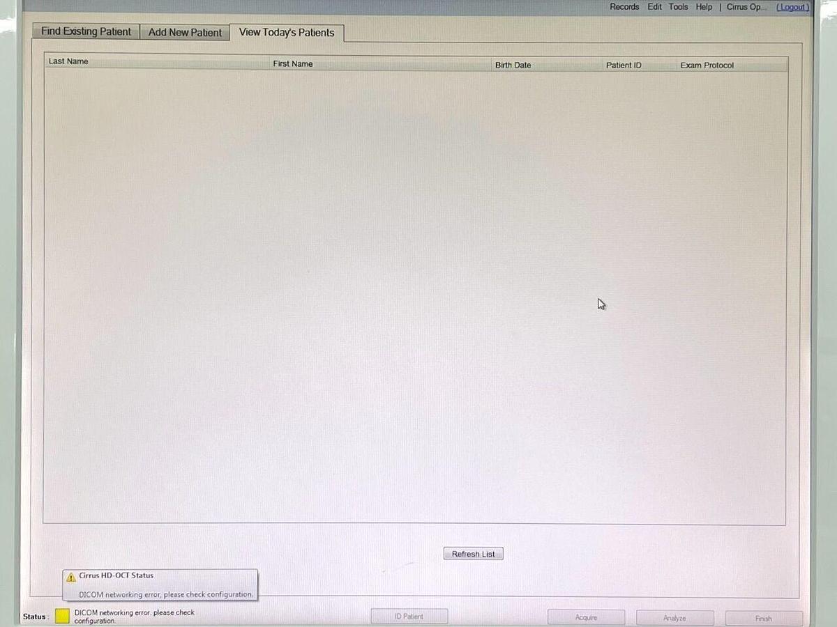 Used CARL ZEISS Cirrus HD OCT 5000, YOM 2017