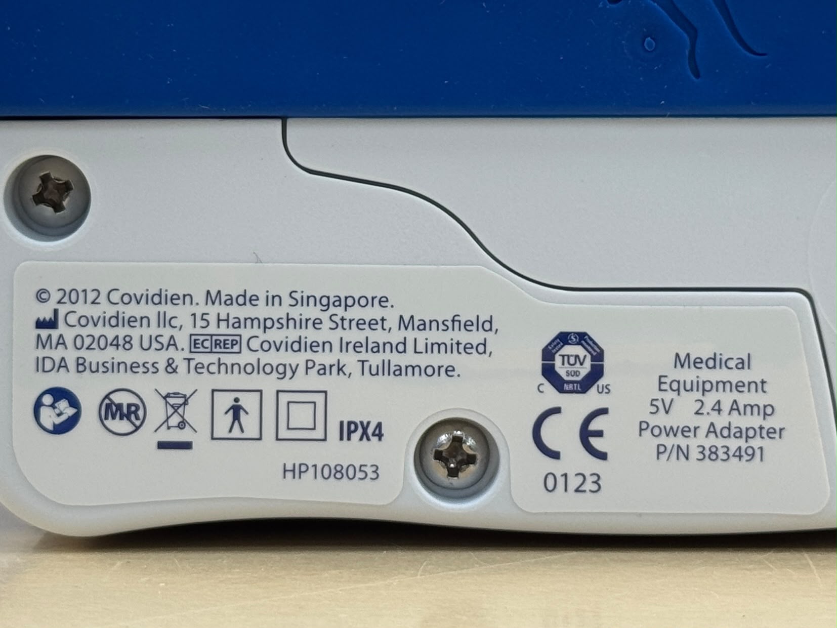 Used Covidien Kangaroo Joey Enternal Feed and Flush Pump with Pole Clamp REF: 383400 YOM: 2019 - 4x Units  Brand New