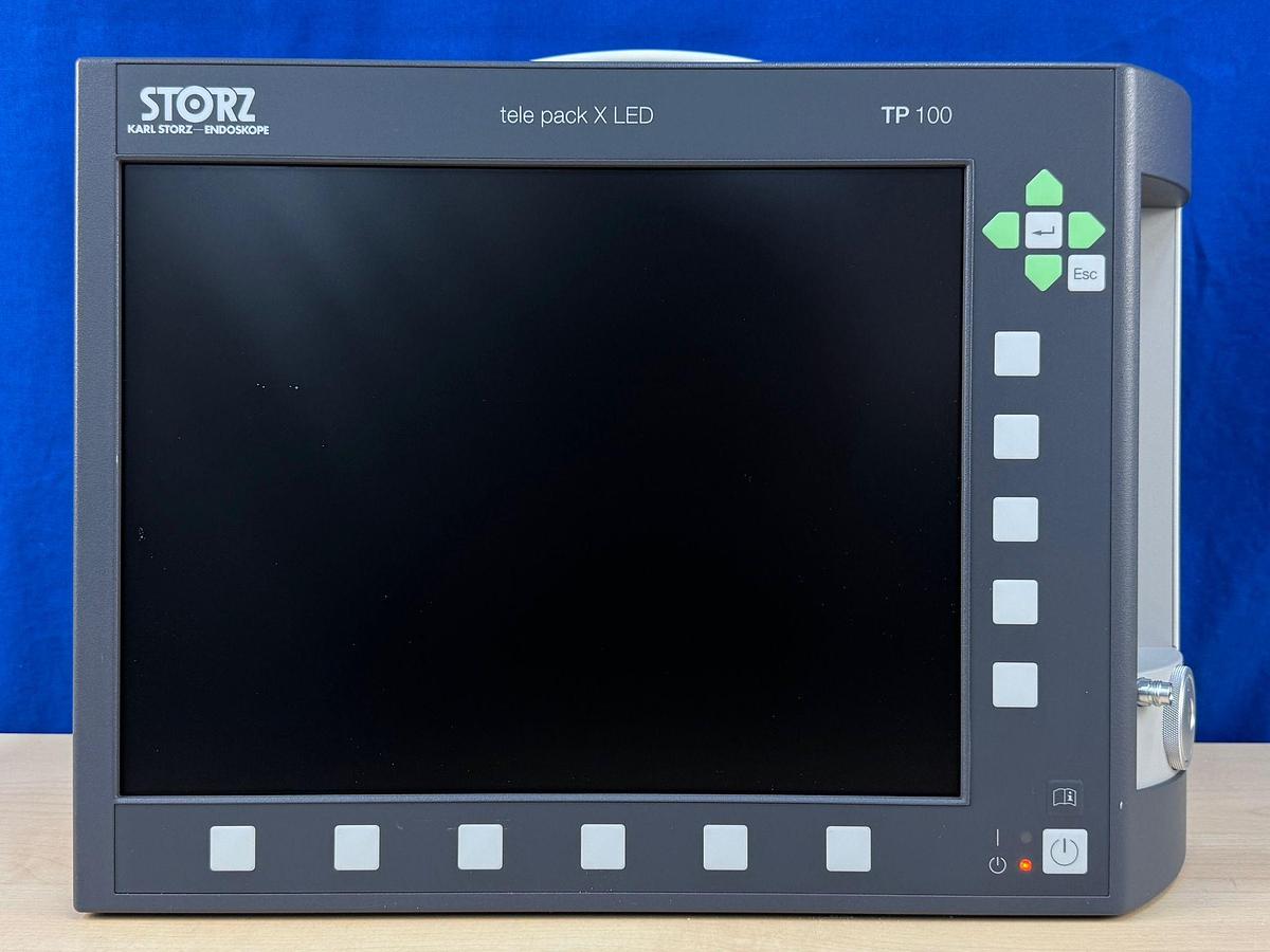 Used Karl Storz Tele Pack X LED TP 100 SN: ZU3890 Include Karl Storz Tele Cam SN: PT864874-H Karl Storz Light Cable And Keyboard