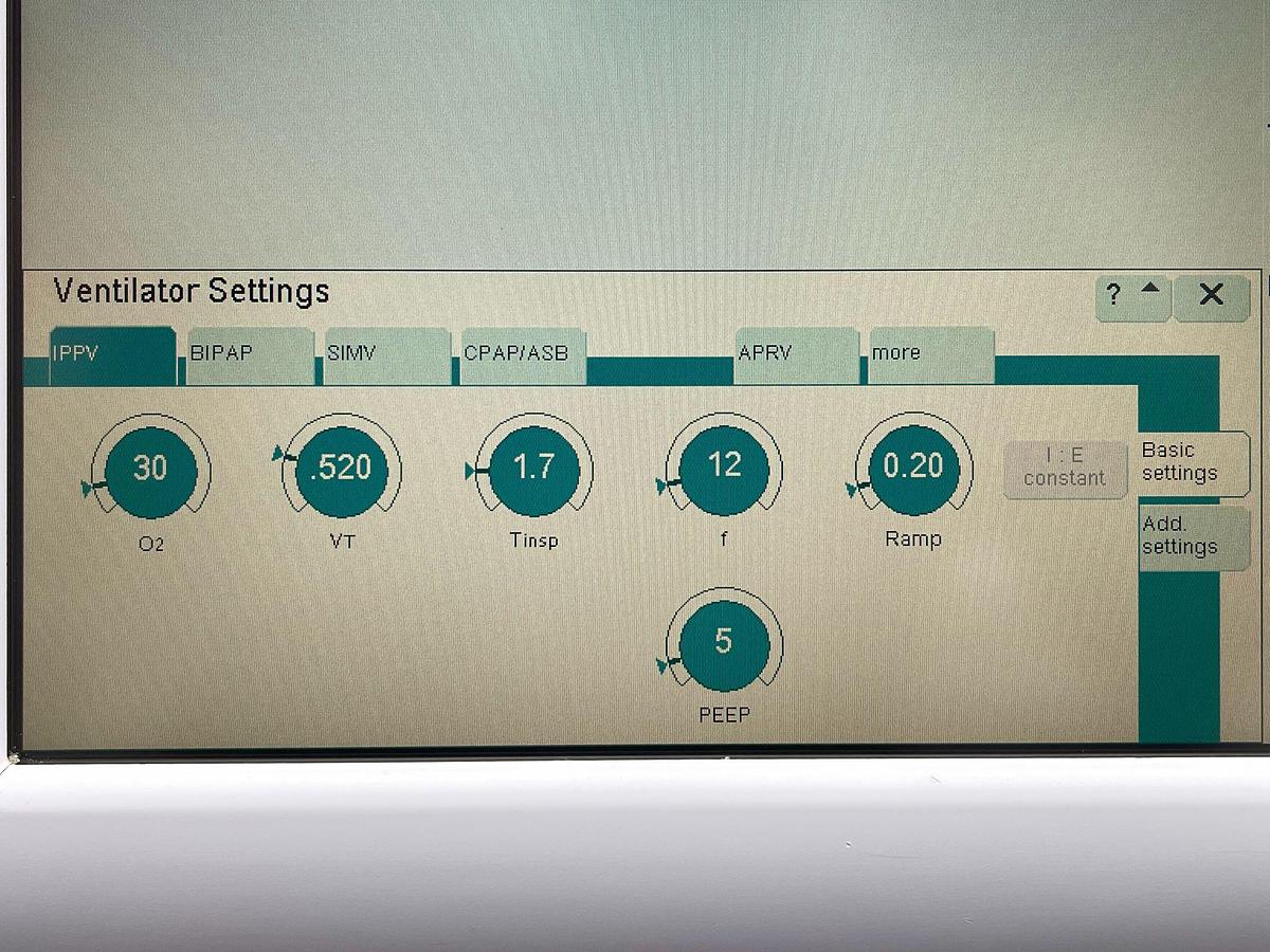 Used 9X Dräger Evita XL Ventilator