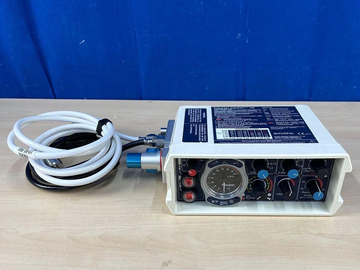 Used SMITHS Pneupac Baby Pac 100 Ventilator