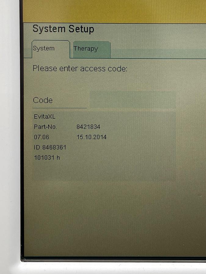 Used Dräger Evita XL Universal Ventilator