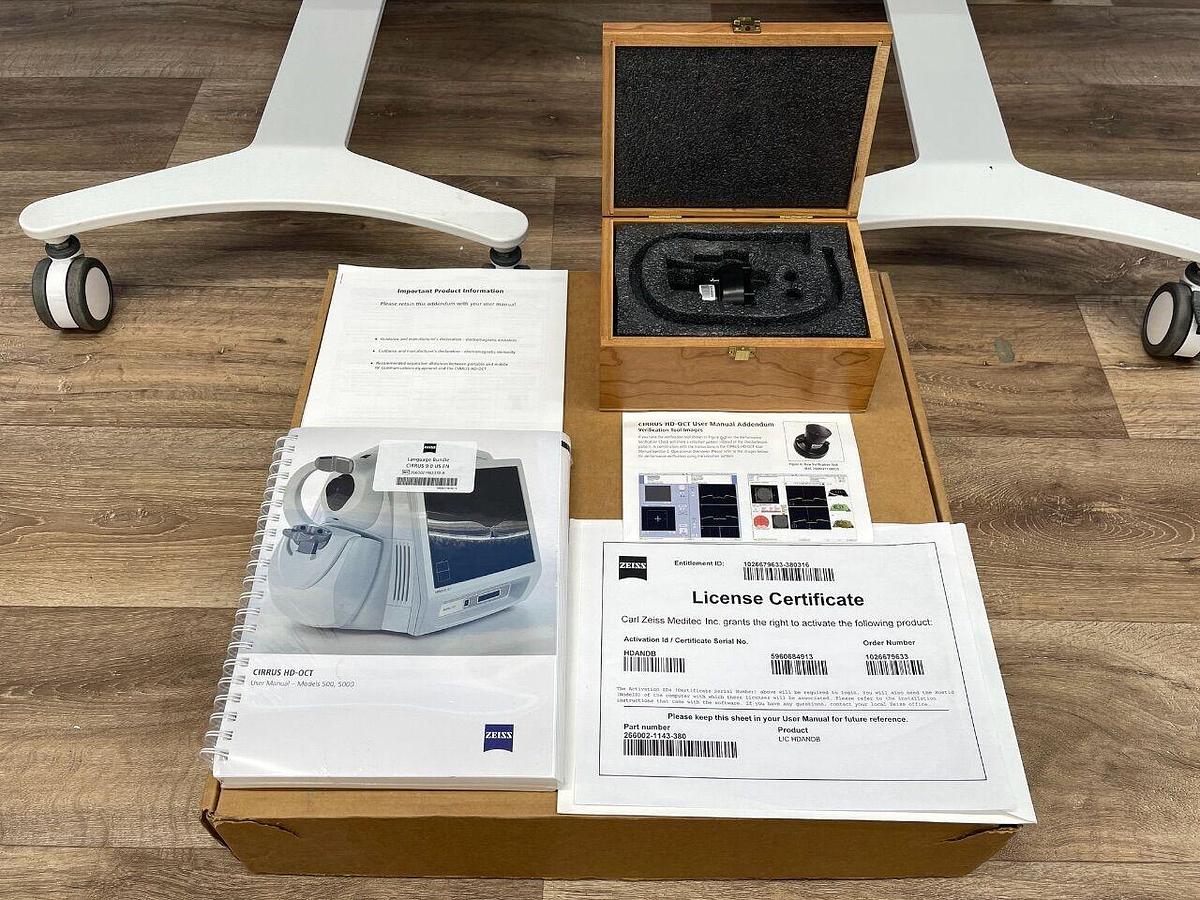 Used CARL ZEISS Cirrus HD OCT 5000, YOM 2017