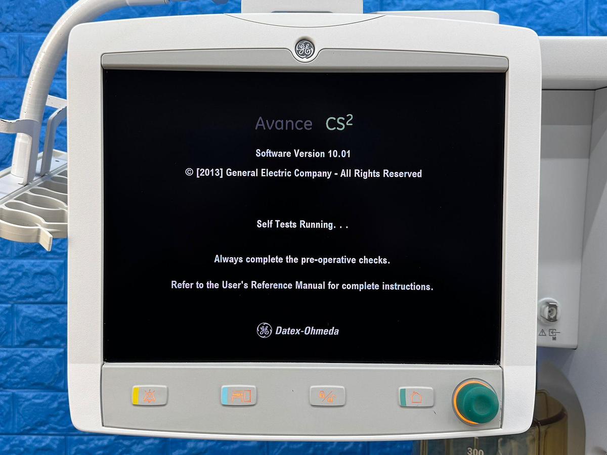 Used GE Avance CS2 Anesthesia YOM: 2013