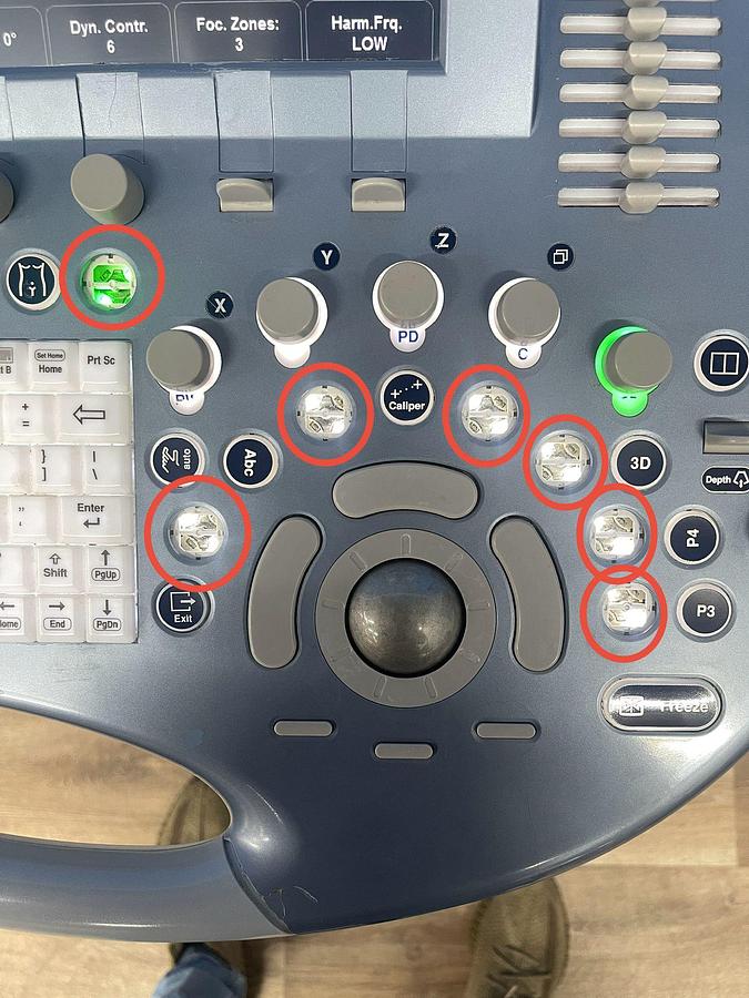 Used GE Datex Ohmeda Voluson E6 Ultrasound YOM: 2015 Probes RAB6-D YOM: 2015 IC5-9-D YOM: 2015