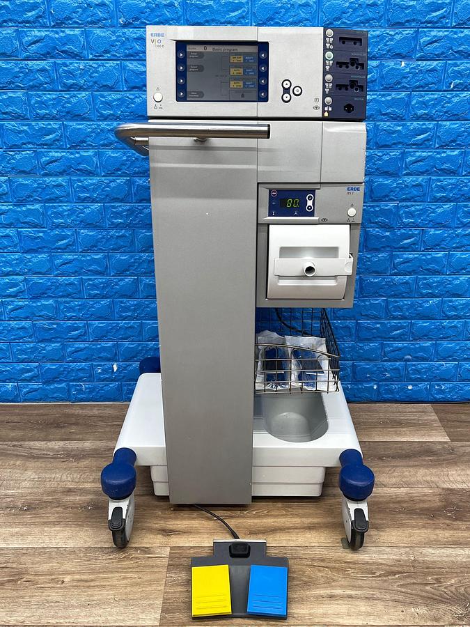 Used Erbe VIO 300D Includes Foot Switch, Erbe IES 2 Pump and ERBE user manual