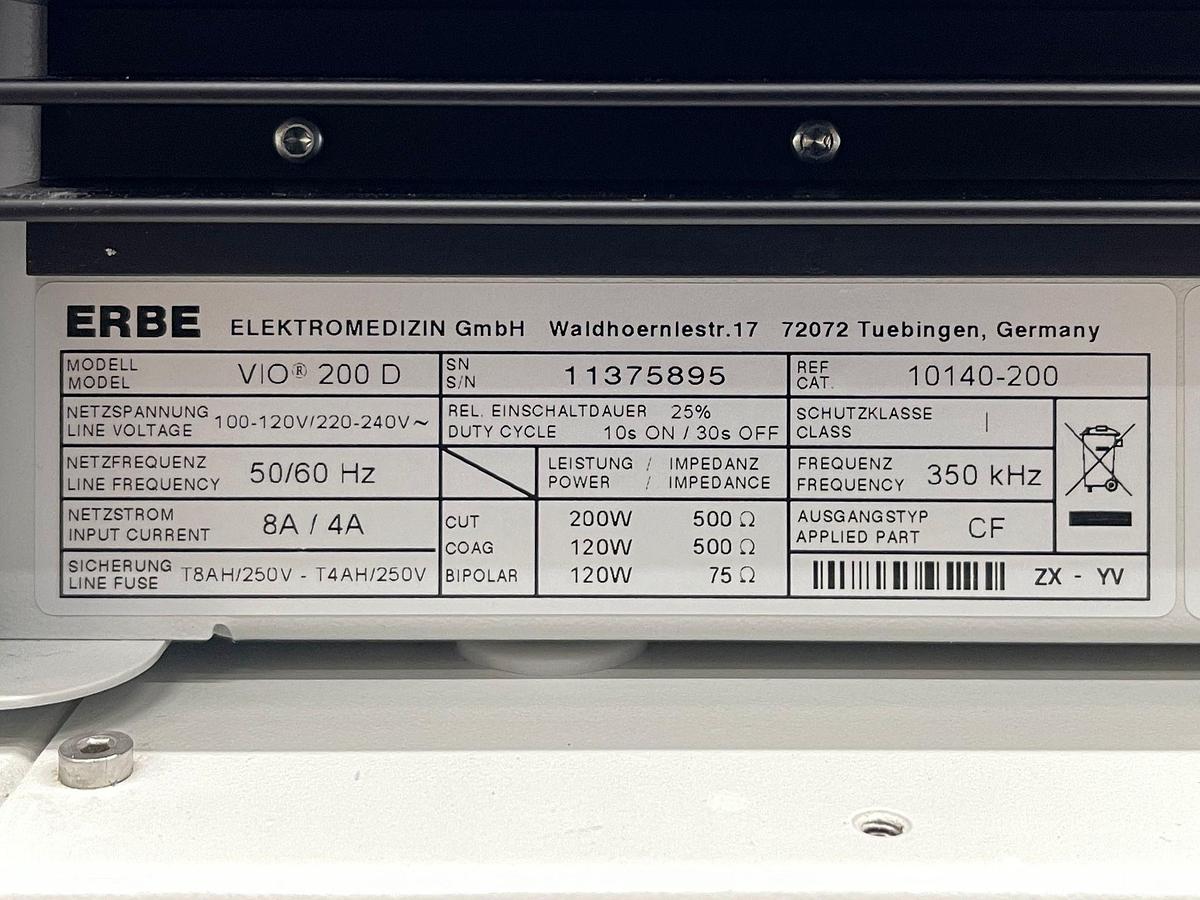 Used Erbe VIO 200D  