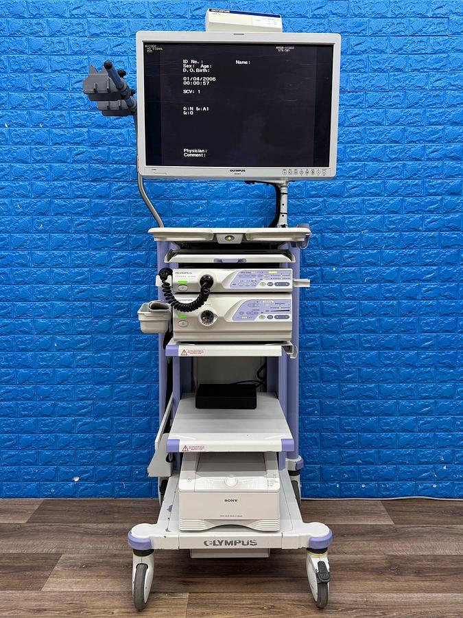 Used Olympus tower  Model : CV-260SL Scope Model : CF-H260DL HD colonoscope  Scope Model : GIF- H260 HD gastroscope  