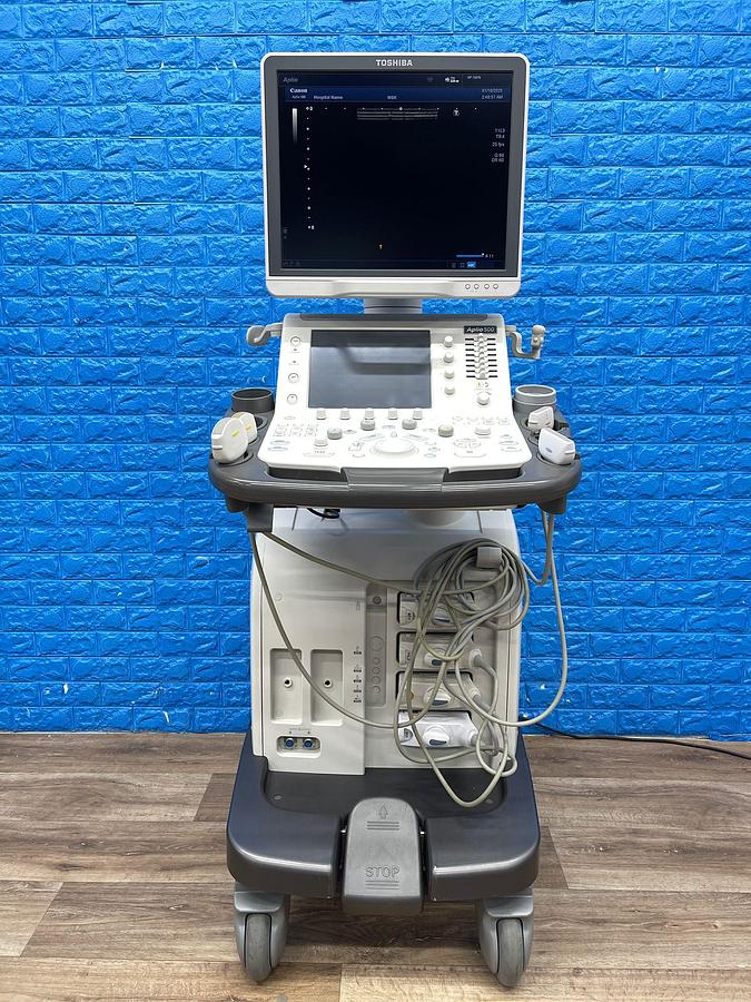 Used -Toshiba Ultrasound Aplio 500 YOM: 2015