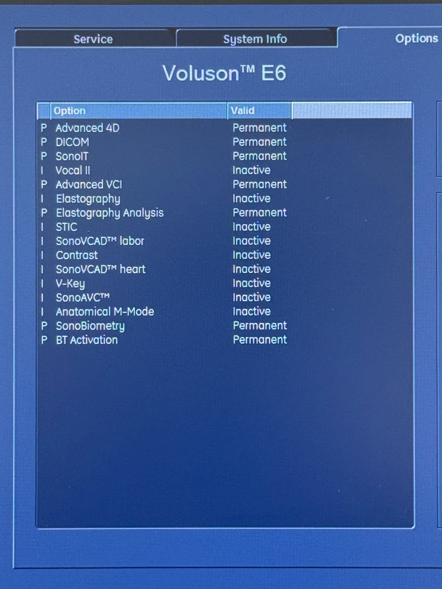 Used GE Voluson Е6 Ultrasound YOM: 2013