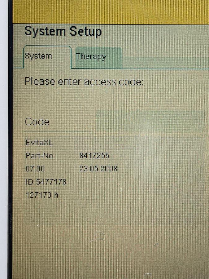 Used 9X Dräger Evita XL Ventilator