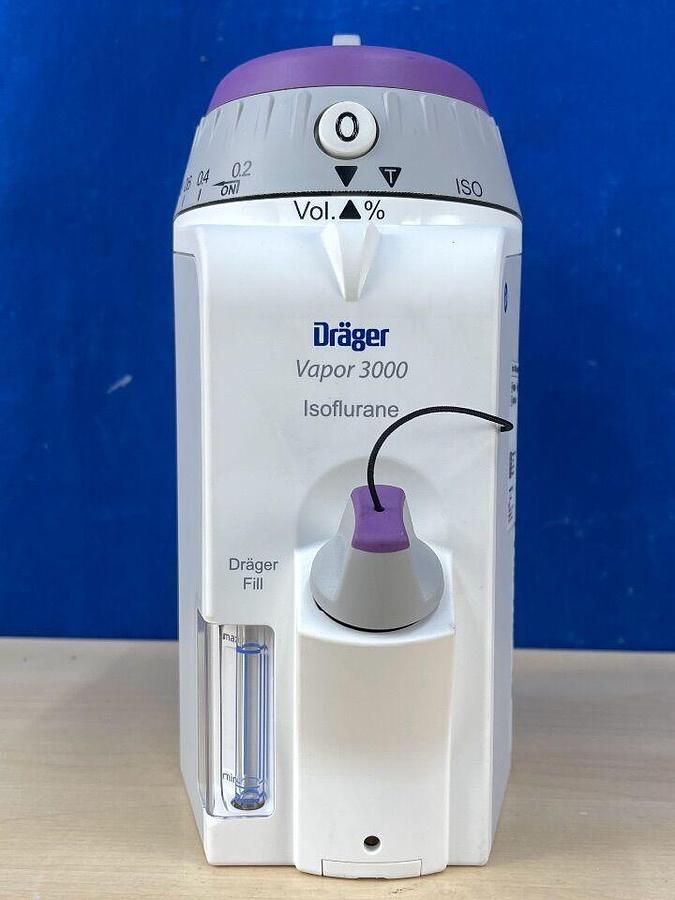 Used Dräger Isoflurane 3000 Vaporiser