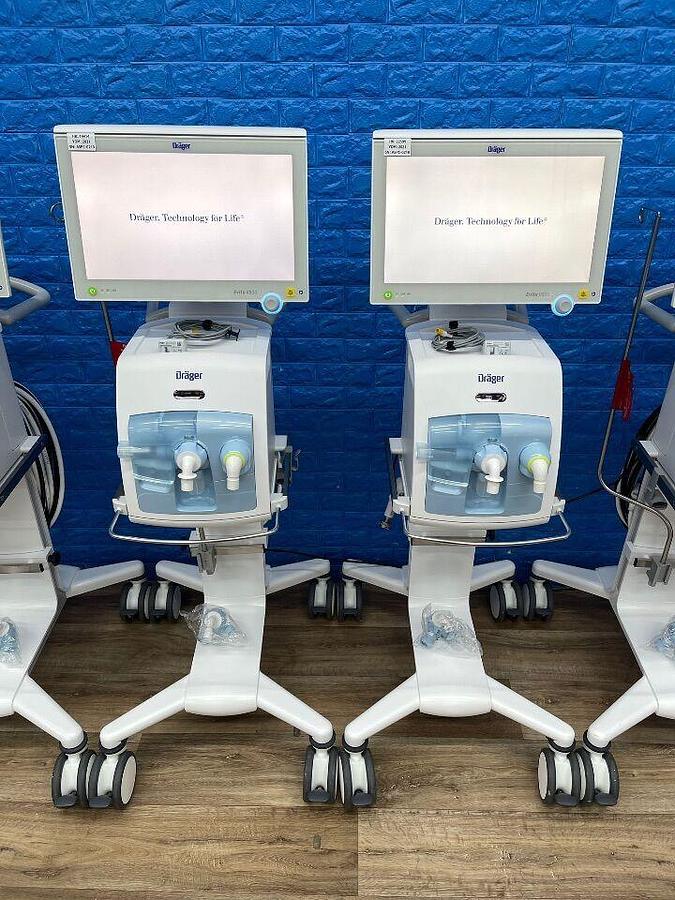 Used DRAEGER Dräger Evita V800 Ventilator YOM