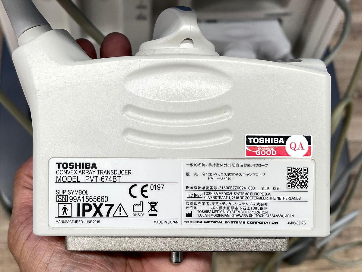 Used -Toshiba Ultrasound Aplio 500 YOM: 2015