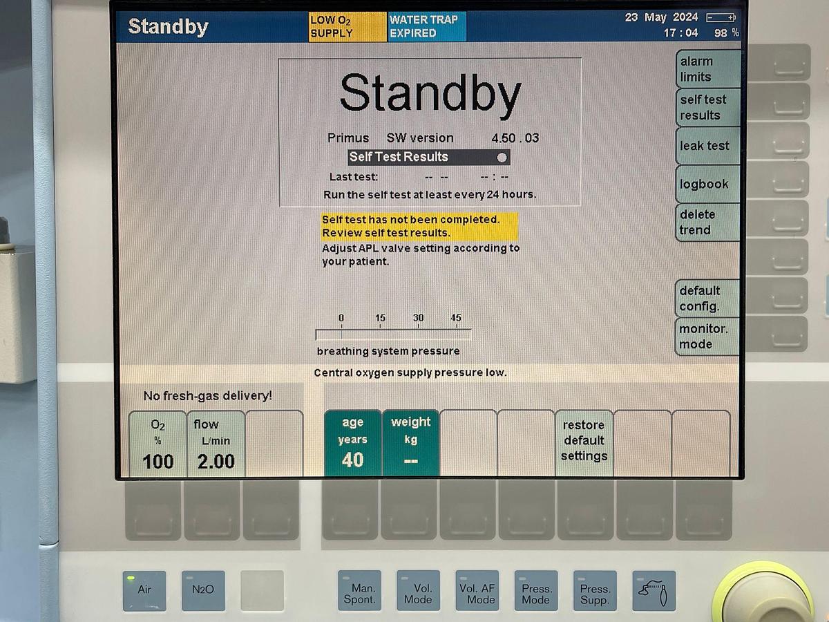 Used Dräger Infinity Empowered YOM: 2012