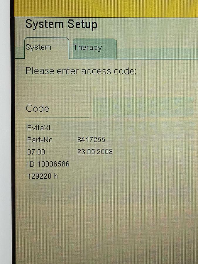 Used 9X Dräger Evita XL Ventilator