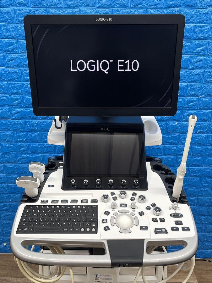 Used GE Logiq E10 Ultrasound YOM: 2019 Probes C1-6-D YOM: 2019 C2-9-D YOM: 2019 IC5-9-D YOM: 2024