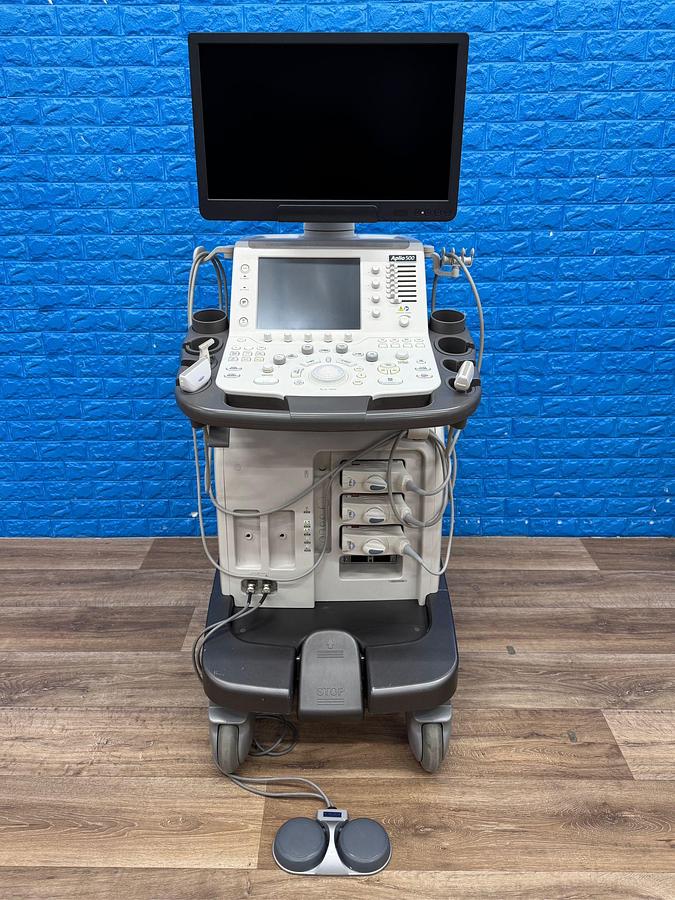 Used Toshiba Aplio 500 Ultrasound YOM: 2019 Probes  PLT-1005BT YOM: 2019 PLT-1204BT YOM: 2019 PLT-1202BT YOM: 2019
