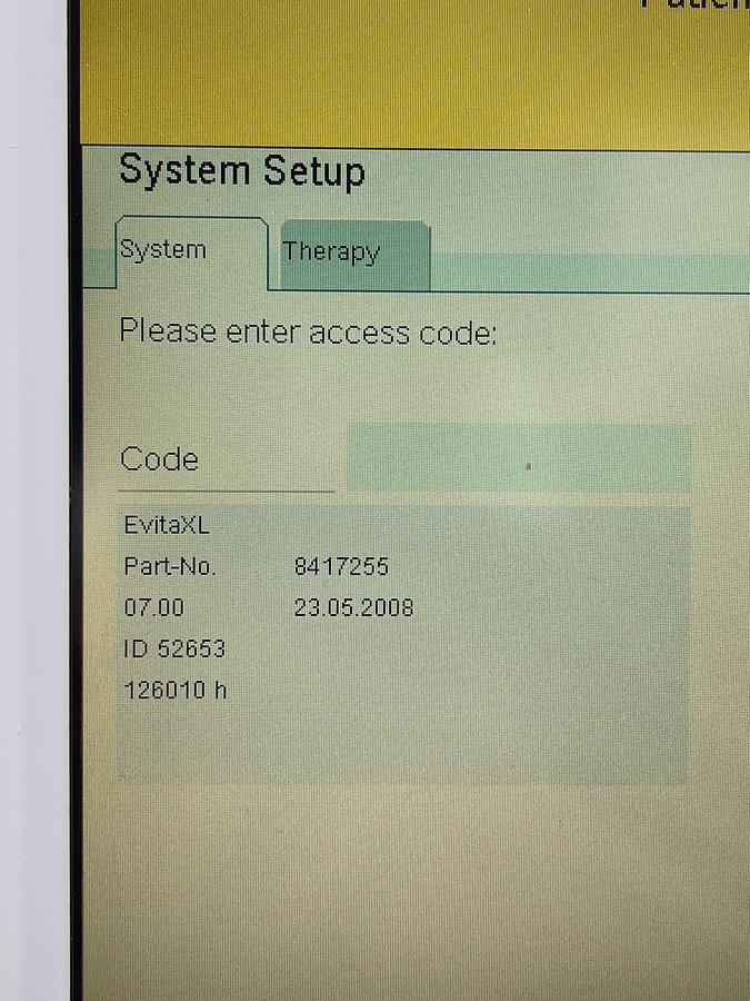 Used 9X Dräger Evita XL Ventilator