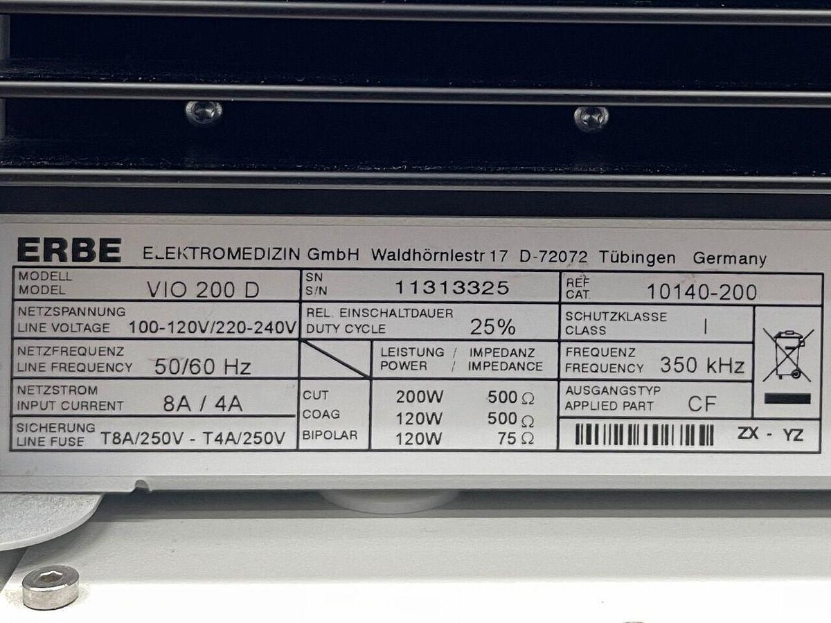 Used ERBE VIO 200D