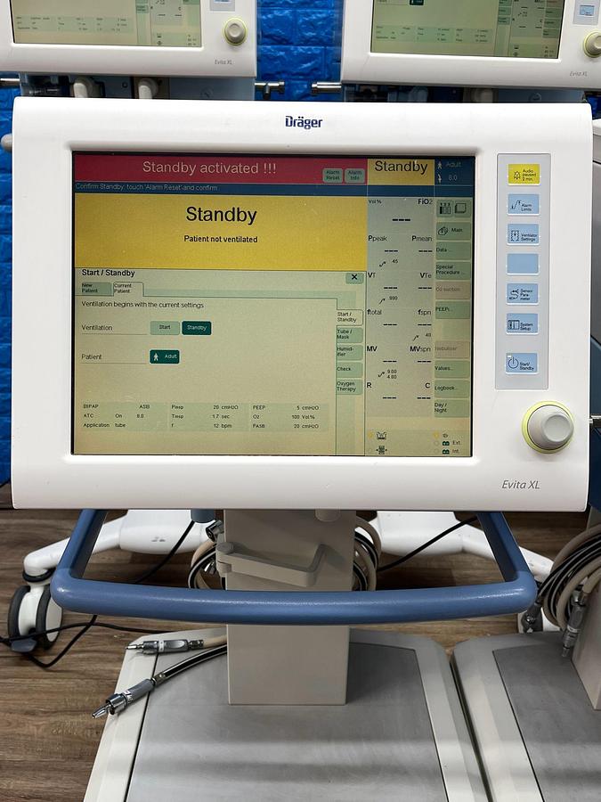 Used 9X Dräger Evita XL Ventilator