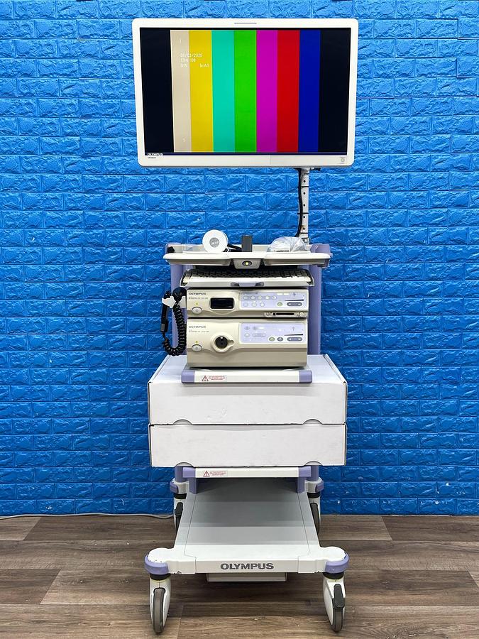 Used OLYMPUS CV-180/CLV-180 Tower with 2x Endoscopes