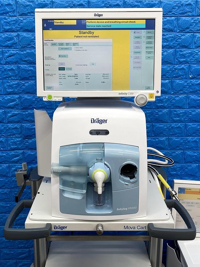 Used Drager Babylog VN500 YOM: 2016