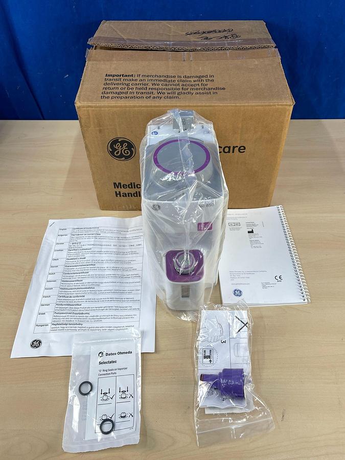 GE Tec 850 Isoflurane REF: 1177-9850-ISO YOM: 2019