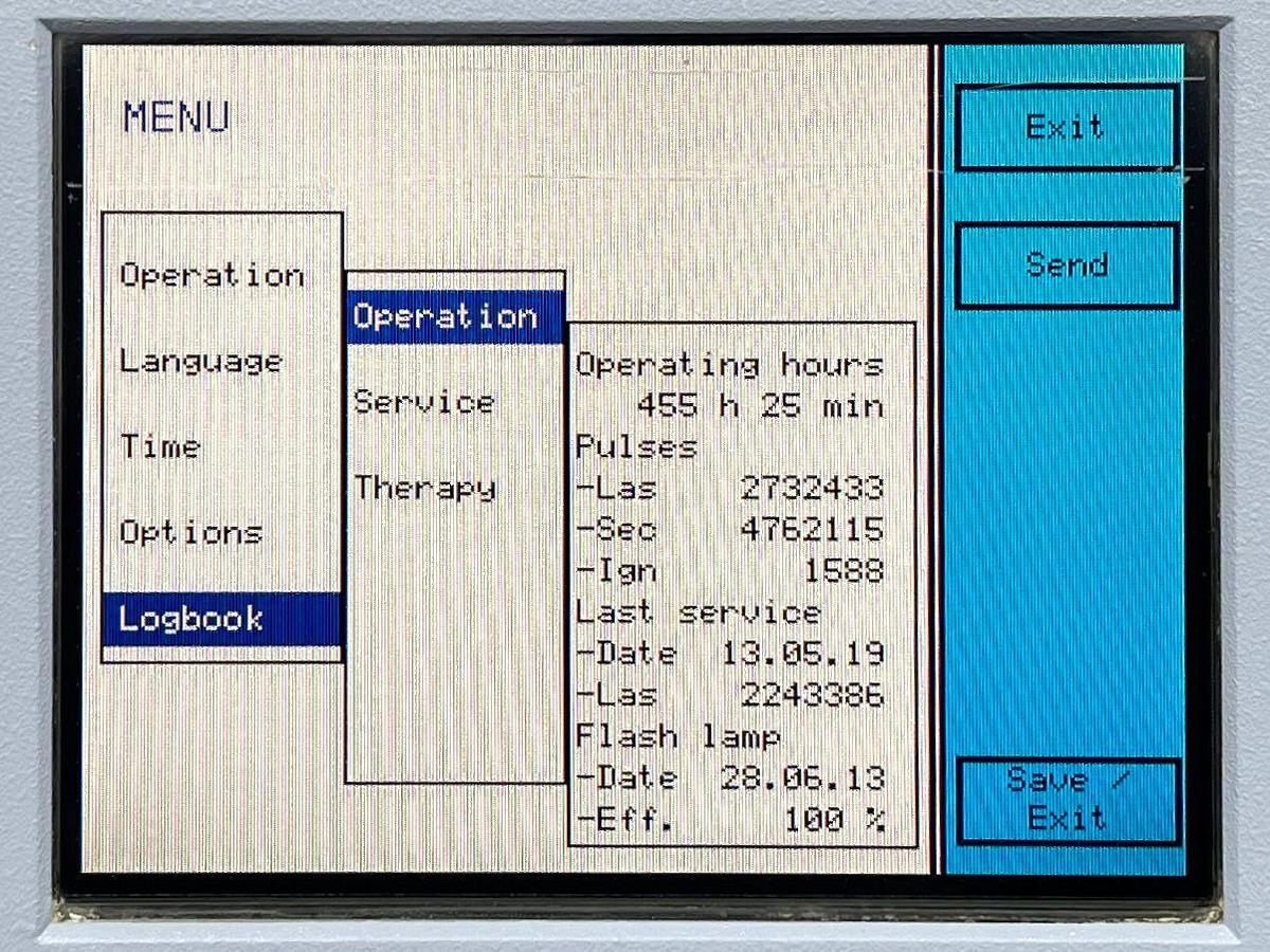 Used DORNIER Holmium Laser Medilas H 20 YOM: 2009 Include Foot switch Laser - Holmium